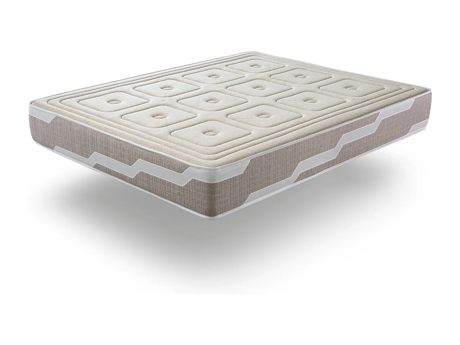 allnatura Materasso in lattice naturale vincitore del test Stiftung Warentest Sanastar-Comfort – 90 x 200 cm, Firm (H4), altezza: 16 cm, sistema di supporto a 7 zone, prodotto in Germania con 100