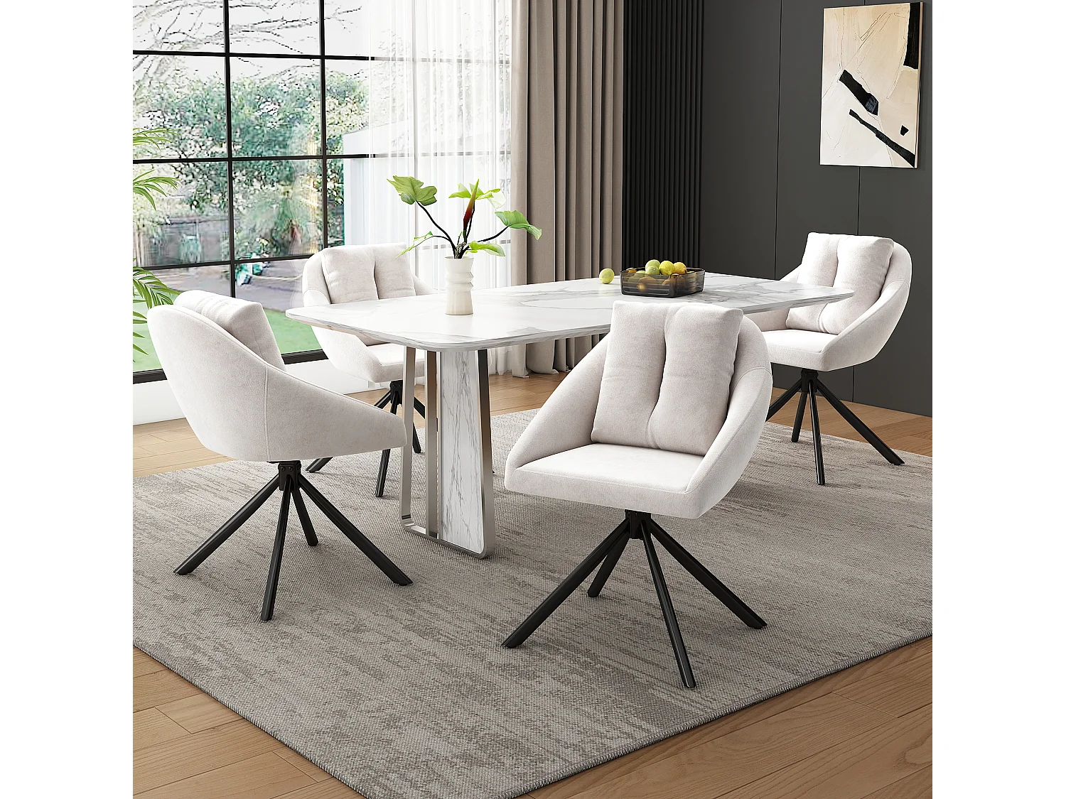 Set di 4 coprisedia in velluto elasticizzato, senza braccioli, per poltrona inclinata, per sala da pranzo, banchetto, bordeaux, Luxe Upgrade